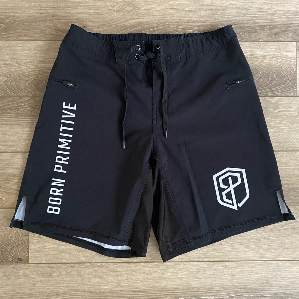BORN PRIMITIVE AMERICAN DEFENDER SHORT TIE 3.0, US MENS M, BLACK